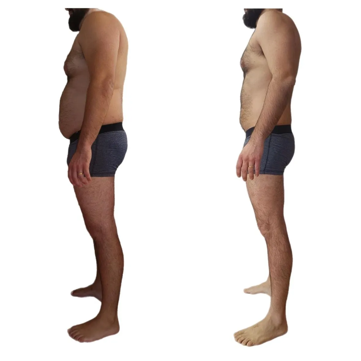 Transformación de Diego: antes y después, -14 kg